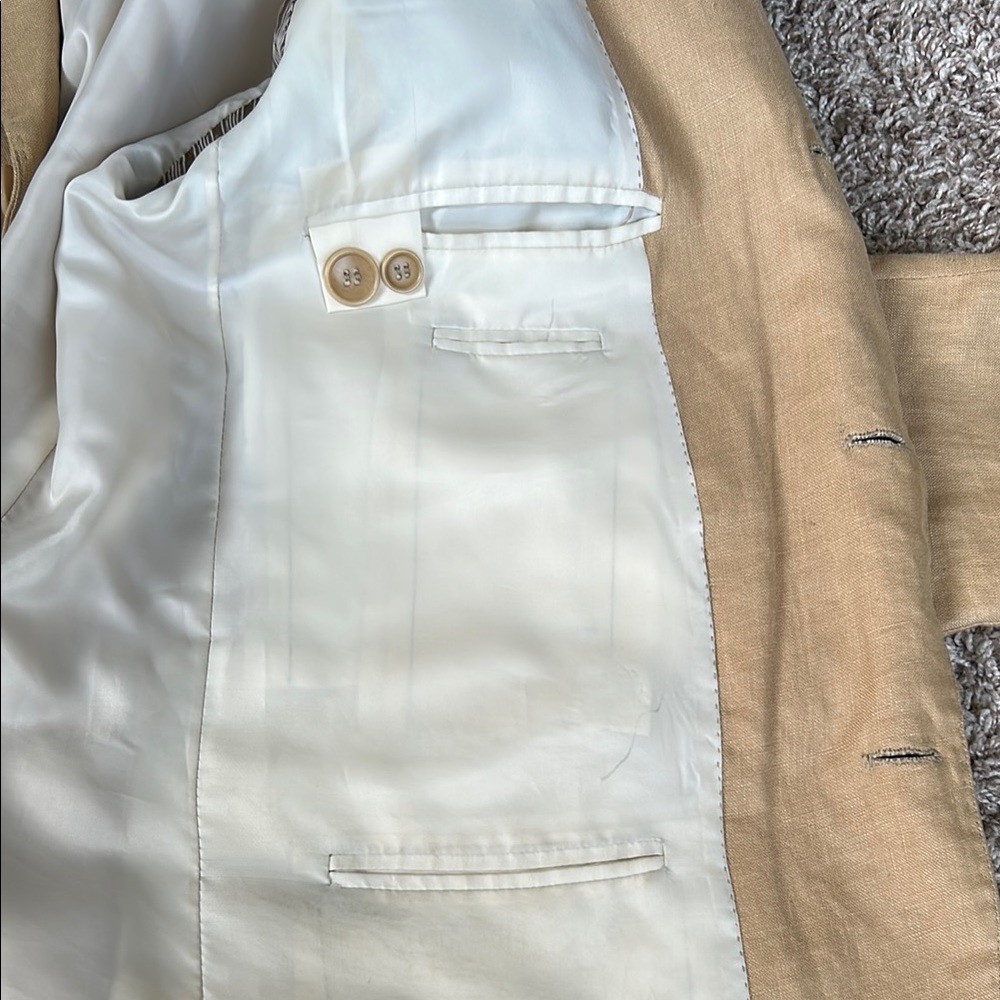 Armani Collezioni Tan Sport Coat Classic Cut - Picture 3 of 7